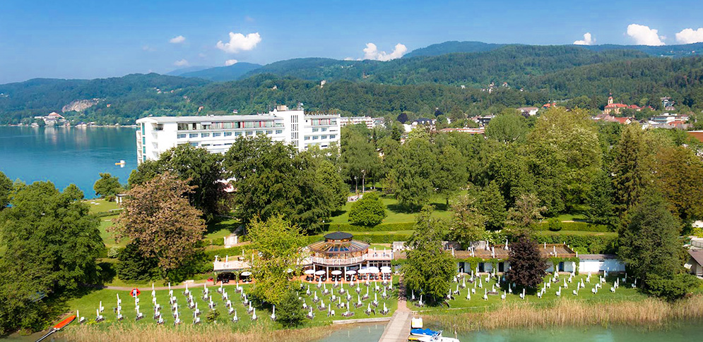 Privatsteg des Parkhotel Pörtschach