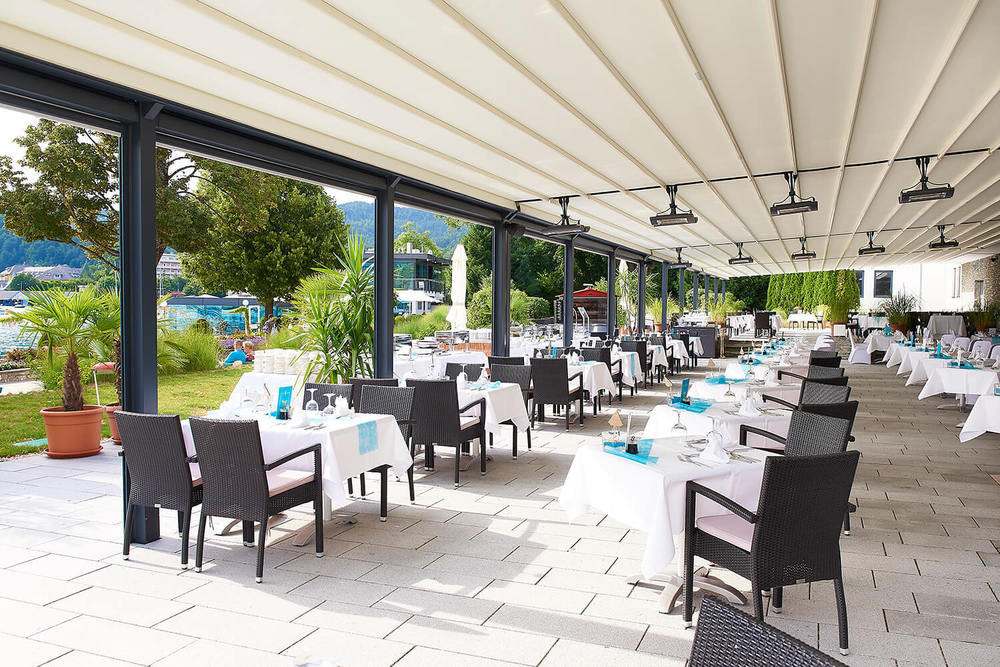 Palmenterrasse des Parkhotel Poertschach