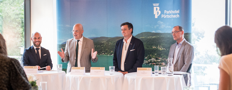 Pressekonferenz im Parkhotel Pörtschach