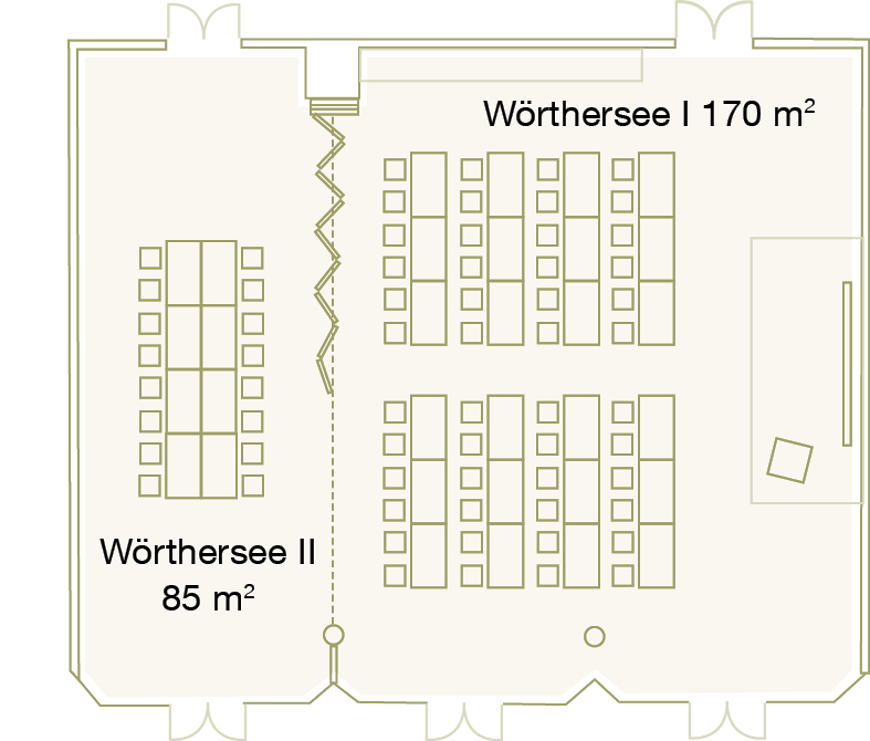 Raumplan Parkhotel Pörtschach