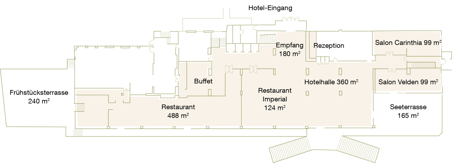 Raumplan Parkhotel Pörtschach