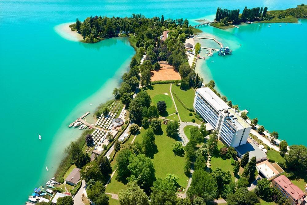 Parkhotel Poertschach aus der Vogelperspektive